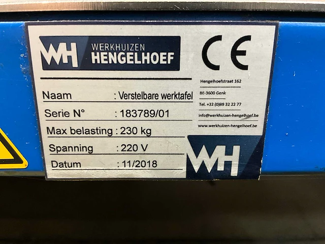 2018 werkhuizen hengelhoef verstelbare led lichttafel - afbeelding 8 van  8