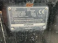 2018 yanmar sv26 midigraafmachine - afbeelding 16 van  23