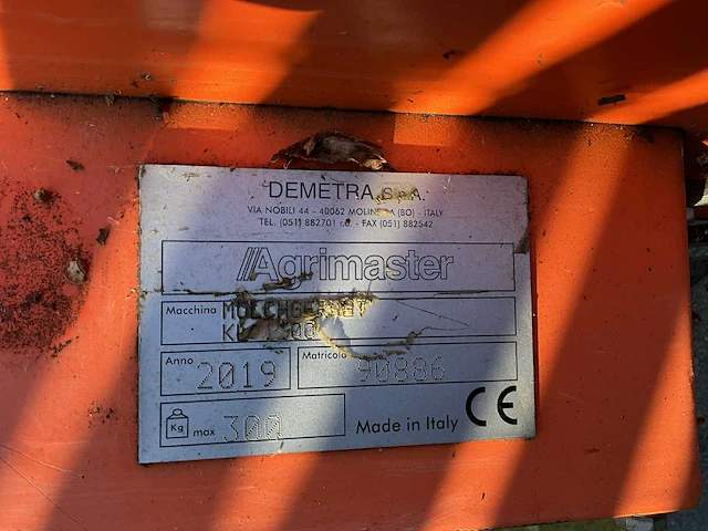 2019 agrimaster kl1300 maaimachine klepelmaaier voor wiellader - afbeelding 3 van  12
