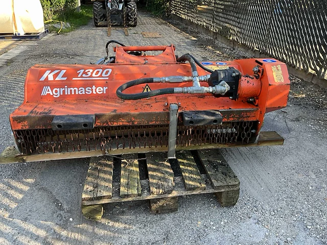2019 agrimaster kl1300 maaimachine klepelmaaier voor wiellader - afbeelding 1 van  12