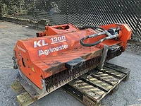 2019 agrimaster kl1300 maaimachine klepelmaaier voor wiellader - afbeelding 10 van  12