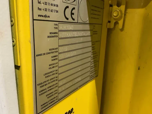 2019 ajk 1040 hefkantel installatie - afbeelding 3 van  11
