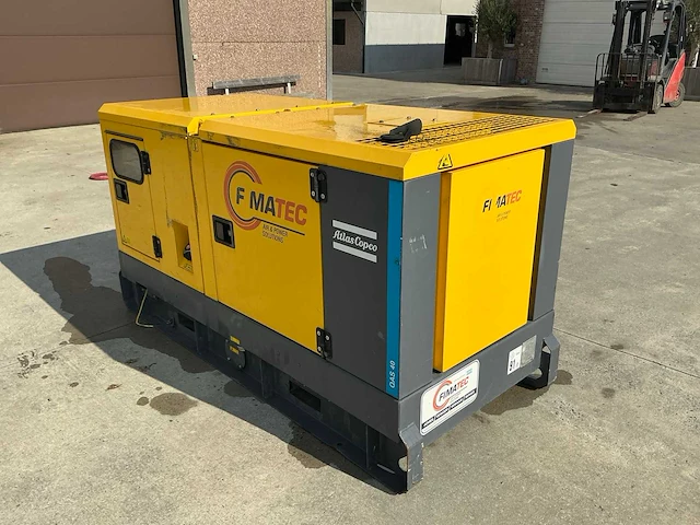 2019 atlas copco qas 40 s7b stroomgenerator - afbeelding 5 van  9