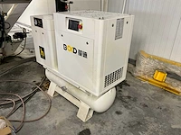 2019 b&d pm7,5tk perslucht schroefcompressor + ontvochtiger - afbeelding 1 van  15