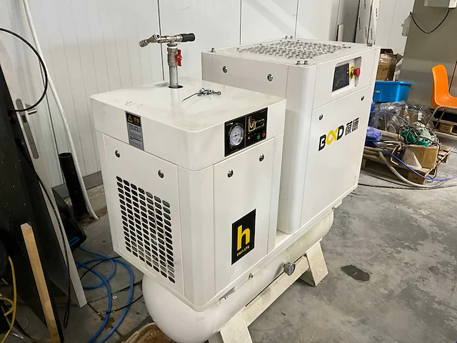 2019 b&d pm7,5tk perslucht schroefcompressor + ontvochtiger - afbeelding 7 van  15