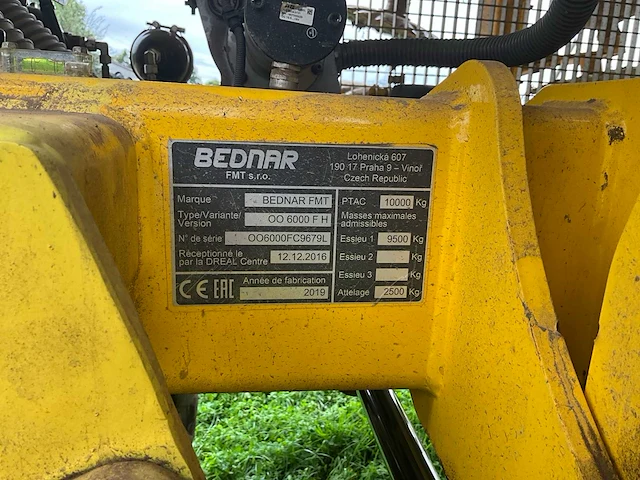 2019 bednar oo 6000 fh zaaimachine - afbeelding 11 van  32