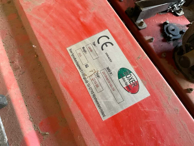 2019 boxer zm180 rotorkopeg - afbeelding 6 van  8