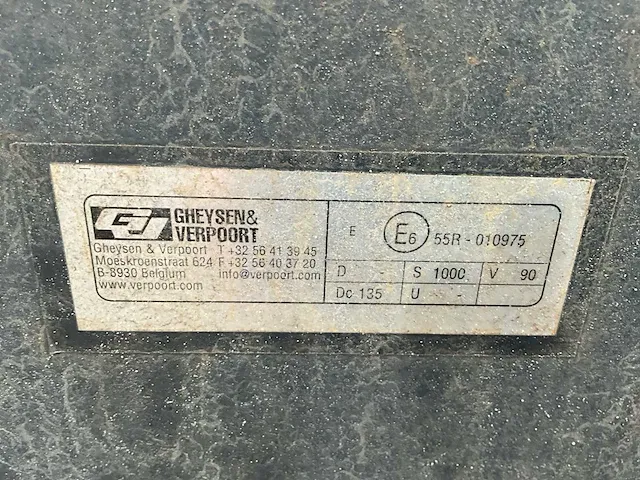 2019 gheysen & verpoort m3m peb dieplader - afbeelding 2 van  27