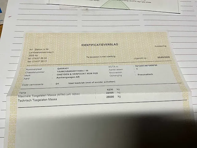 2019 gheysen & verpoort m3m peb dieplader - afbeelding 20 van  27