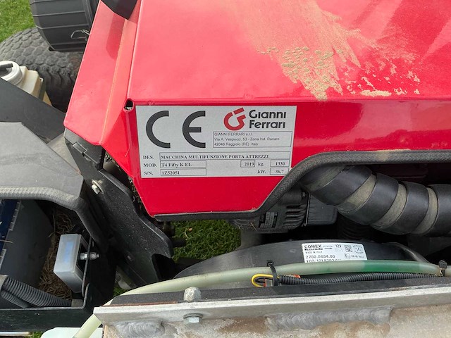 2019 gianni ferrari t4 fifty k/el zitmaaier - afbeelding 20 van  27