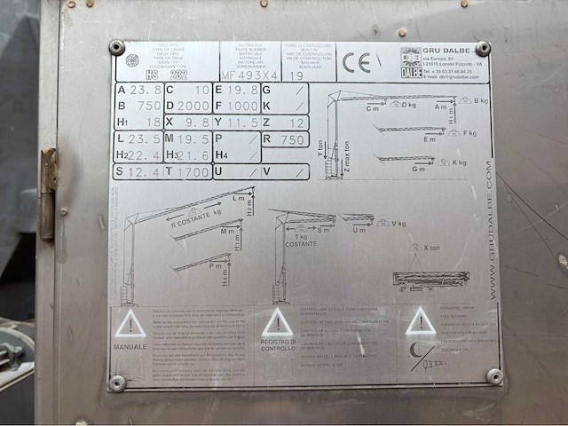 2019 gru dalbe hs 232 mobiele kraan snelmontagekraan + extra’s - afbeelding 25 van  32