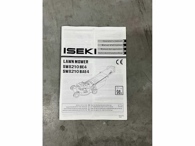 2019 iseki sw8210bae4 grasmaaier - afbeelding 2 van  13