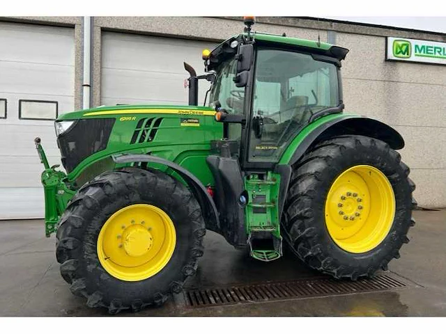 2019 john deere 6195r 4wd landbouwtractor - afbeelding 2 van  9