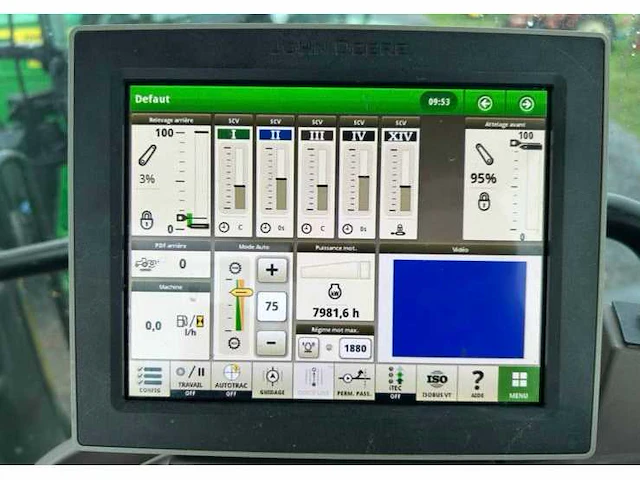 2019 john deere 6195r 4wd landbouwtractor - afbeelding 6 van  9