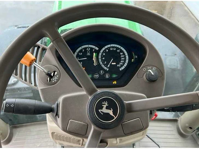 2019 john deere 6195r 4wd landbouwtractor - afbeelding 7 van  9