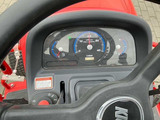 2019 kioti cs2520 + sm2420 + bac 630l minitractor - afbeelding 13 van  39