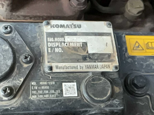 2019 komatsu pc80mr midigraafmachine - afbeelding 21 van  30