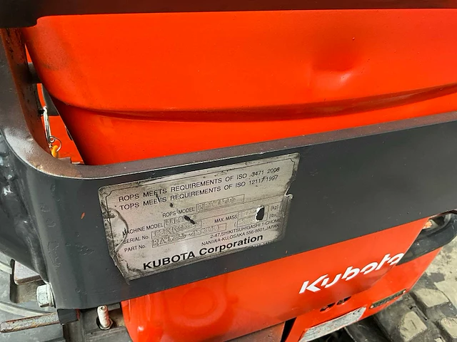 2019 kubota u10-3 minigraafmachine - afbeelding 7 van  27