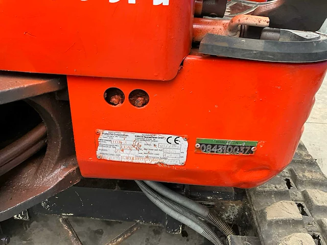 2019 kubota u10-3 minigraafmachine - afbeelding 8 van  27