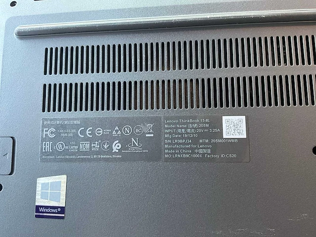 2019 lenovo thinkbook 15-iil 20sm laptop - afbeelding 3 van  4