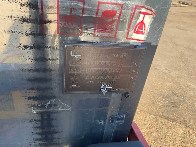 2019 linde 14 ap stapelaars - afbeelding 2 van  15