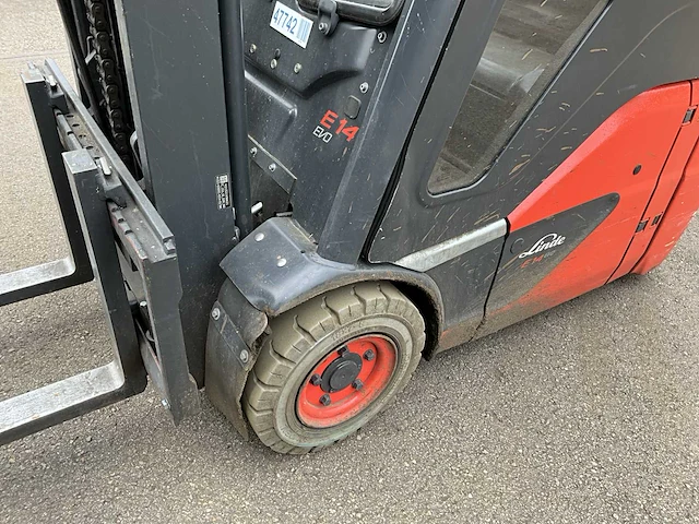 2019 linde e14-02 vorkheftruck - afbeelding 8 van  24