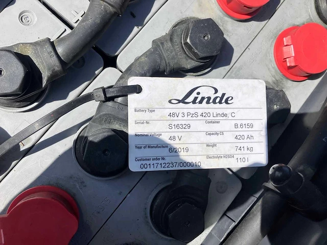 2019 linde r14 reach truck met lage mast - afbeelding 33 van  43