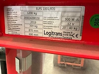 2019 logitrans elfs1001/870 semi-elektrische stapelaar - afbeelding 9 van  9