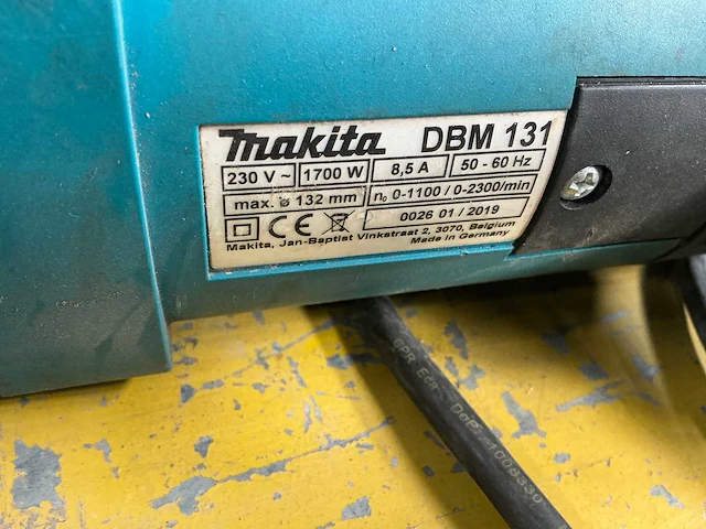 2019 makita dbm 131 diamandboormachine - afbeelding 3 van  4