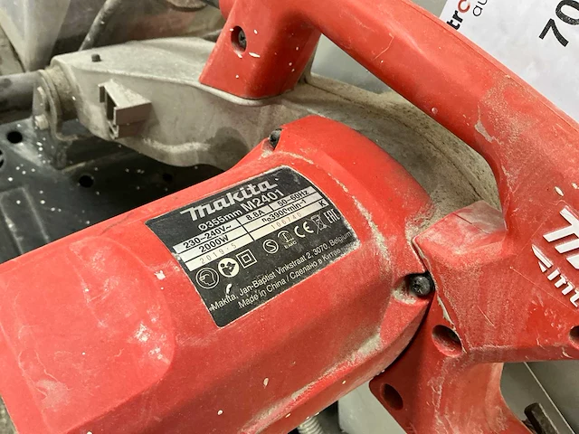 2019 makita m2401 afkortslijpmachine - afbeelding 4 van  4