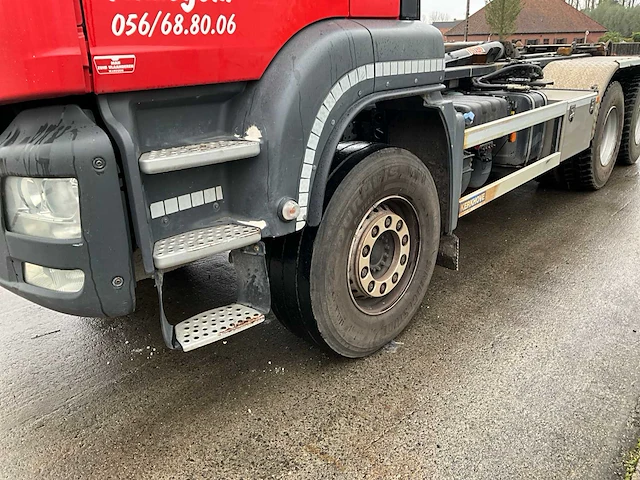 2019 man tgs 26.420 vrachtwagen met containerhaak systeem - afbeelding 3 van  34