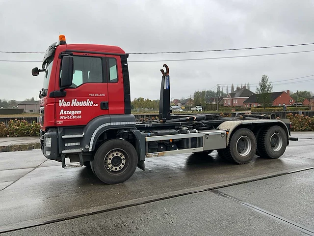 2019 man tgs 26.420 vrachtwagen met containerhaak systeem - afbeelding 29 van  34