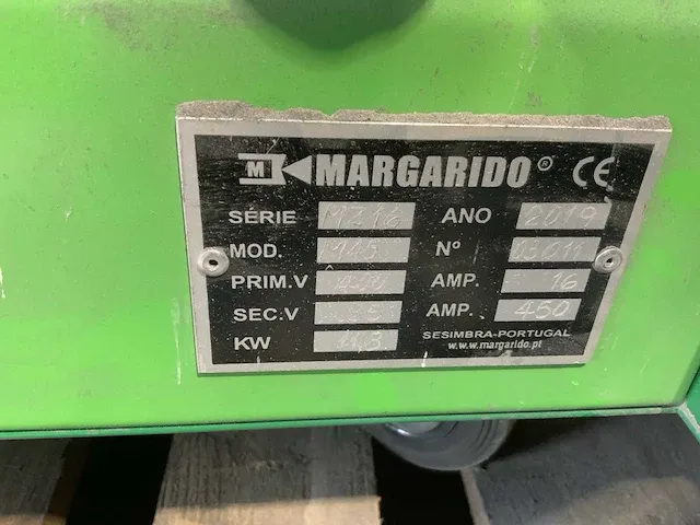 2019 margarido mz 16 metallisatie / schoopeermachine - afbeelding 3 van  5
