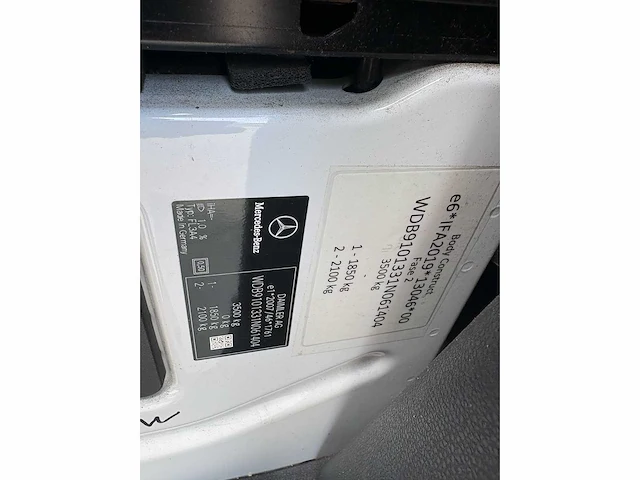 2019 mercedes sprinter lichte vracht laadklep - afbeelding 5 van  18