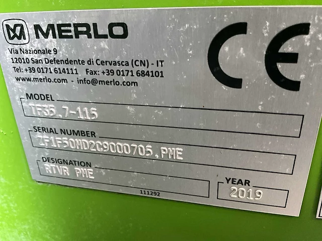 2019 merlo tf35.7 verreiker - afbeelding 25 van  33