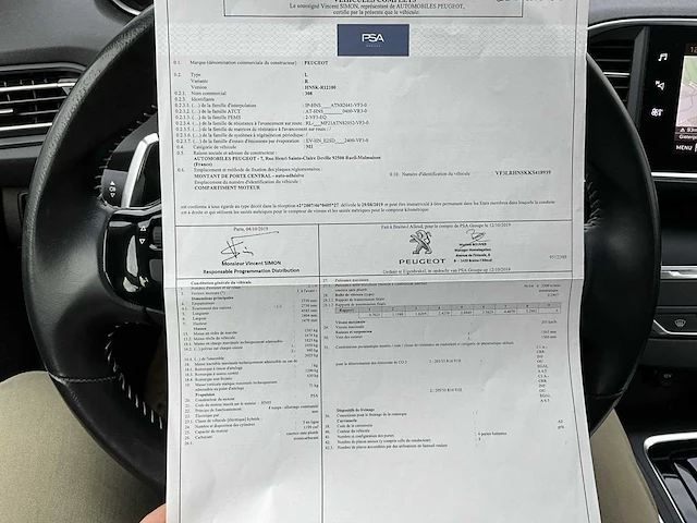2019 peugeot 308sw - afbeelding 28 van  35