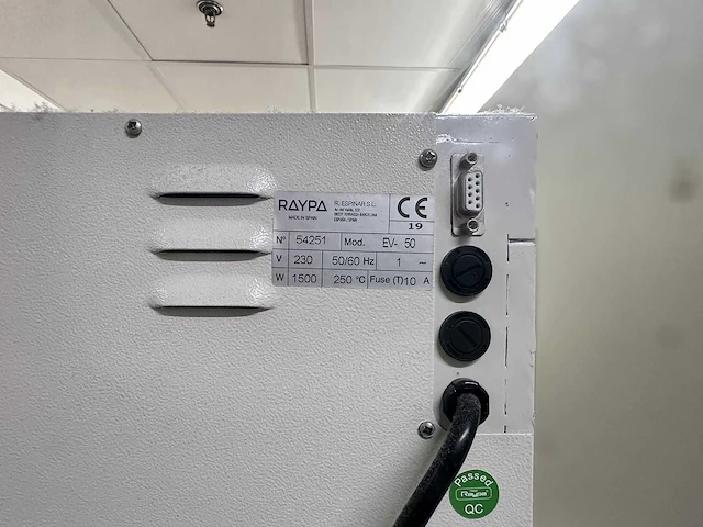 2019 raypa ev-50 laboratoriumapparatuur - afbeelding 8 van  8