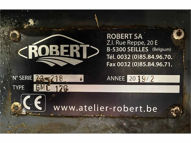 2019 robert gmc 170 dissileur lade - afbeelding 7 van  7
