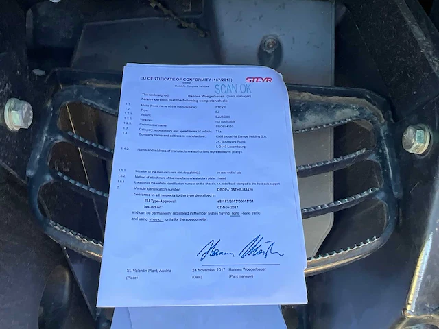 2019 steyr profi4135 vierwielaangedreven landbouwtractor - afbeelding 55 van  64