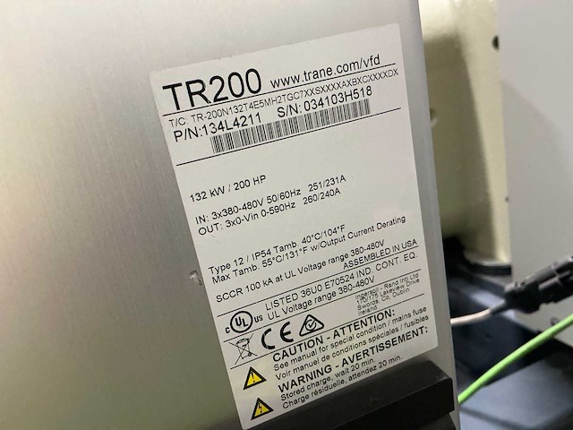 2019 trane xstream rthf 295 hse chiller - afbeelding 3 van  12