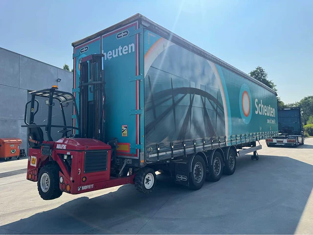 2019 van hool a3c002 schuifzeiloplegger met meeneemheftruck - afbeelding 26 van  39