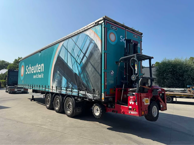 2019 van hool a3c002 schuifzeiloplegger met meeneemheftruck - afbeelding 32 van  39