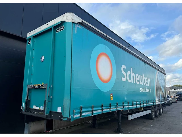 2019 van hool a3c002 schuifzeiloplegger met meeneemheftruck - afbeelding 23 van  39