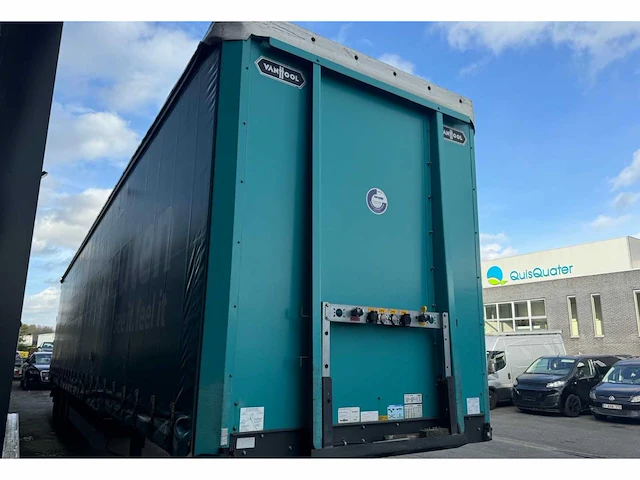 2019 van hool a3c002 schuifzeiloplegger met meeneemheftruck - afbeelding 34 van  39