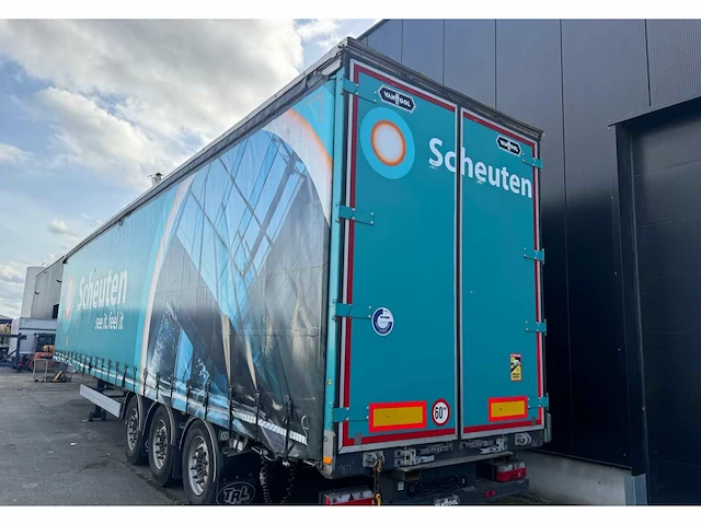 2019 van hool a3c002 schuifzeiloplegger met meeneemheftruck - afbeelding 35 van  39
