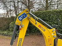 2019 wacker neuson 803 minigraafmachine met *157,9 draaiuren* - afbeelding 4 van  49