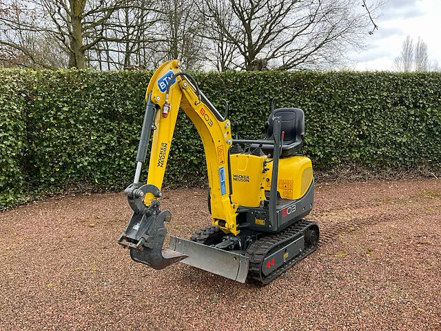 2019 wacker neuson 803 minigraafmachine met *157,9 draaiuren* - afbeelding 1 van  49