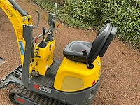 2019 wacker neuson 803 minigraafmachine met *157,9 draaiuren* - afbeelding 13 van  49
