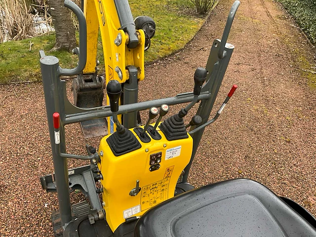 2019 wacker neuson 803 minigraafmachine met *157,9 draaiuren* - afbeelding 14 van  49