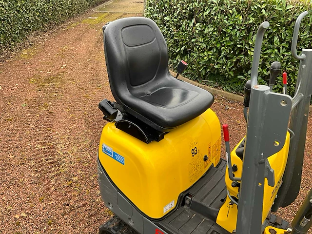 2019 wacker neuson 803 minigraafmachine met *157,9 draaiuren* - afbeelding 20 van  49